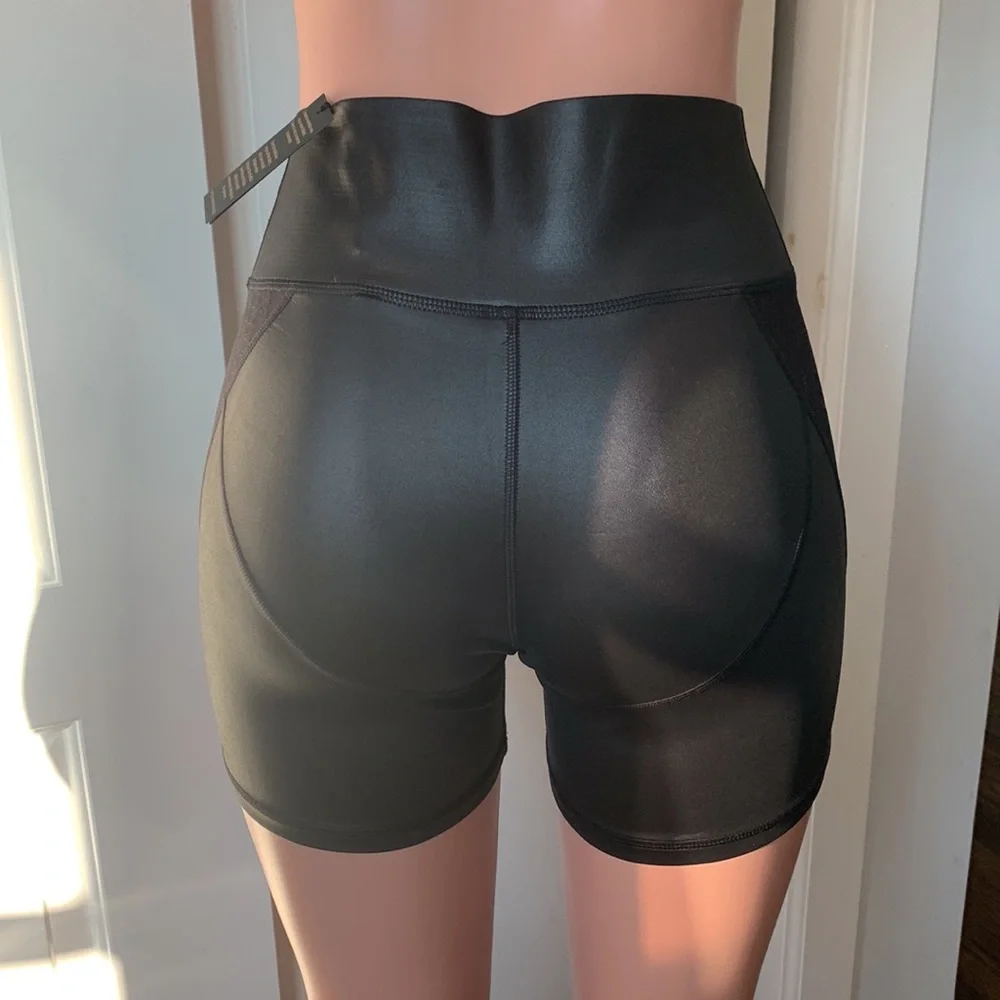 NWT Kiki De Montparnasse Athleisure Lace Inset‎ Biker Shorts